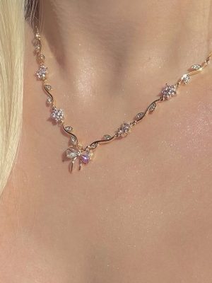 Amethyst Teardrop Necklace