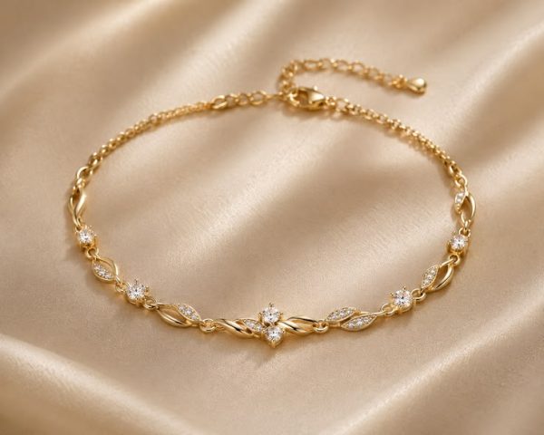 Crystal Star Chain Bracelet